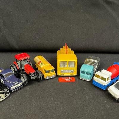 Seven Vintage/Newer Diecast Metal Vehicles * Matchbox * Hot Wheels * Husky