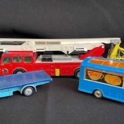 Vintage Corgi Metal Diecast Vehicles * Simon Snorkel * Smith’s Karrier * ERF