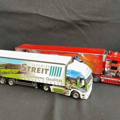 Two WSI Metal Diecast Vehicles * Streit * Borsalino Haulers