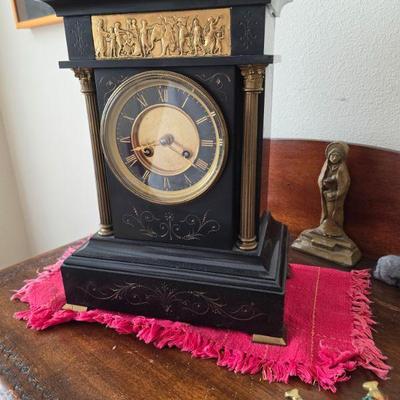 Antique slate clock