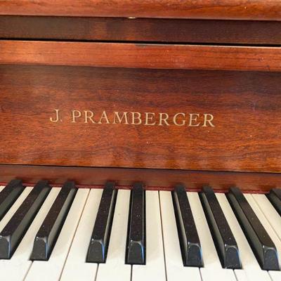 J. Pramberger upright piano 