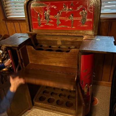Asian antique bar 