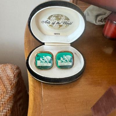Vintage Cameo Cufflinks 