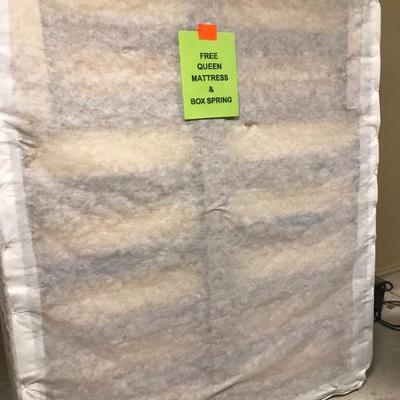 Free Queen mattress & spring