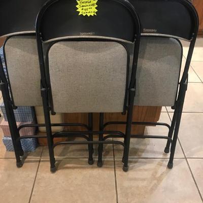 Vintage Card Table & 4 Chairs