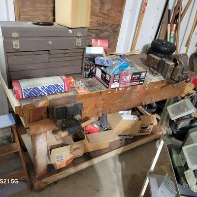tool bench and tools