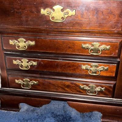 Basset Traditional Highboy and Lowboy Dressers
