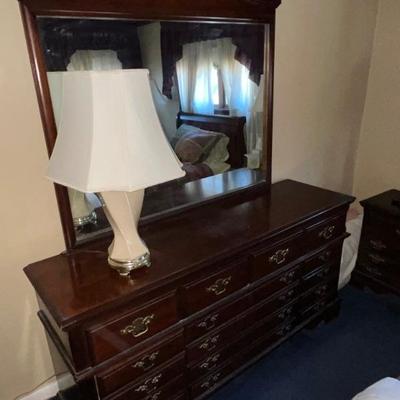 Basset Traditional Highboy and Lowboy Dressers