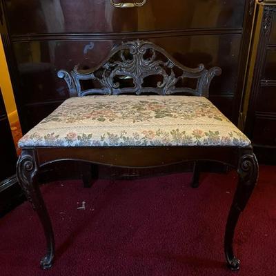 Antique Vanity Seat