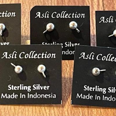 (5) Pairs Of Earring Converters - Change Dangle  Earrings Into Posts 