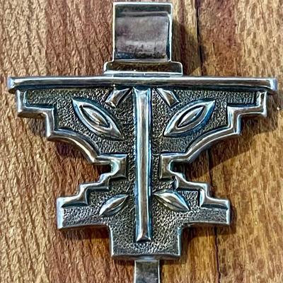 Handmade Sterling Silver Pendant - Total Weight 10.67 Grams 