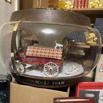 Budweiserr Clydesdale Parade Rotating Carousel Light 1960s