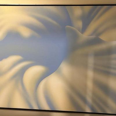 Blue Burst By Jack Hagman, Original Painting