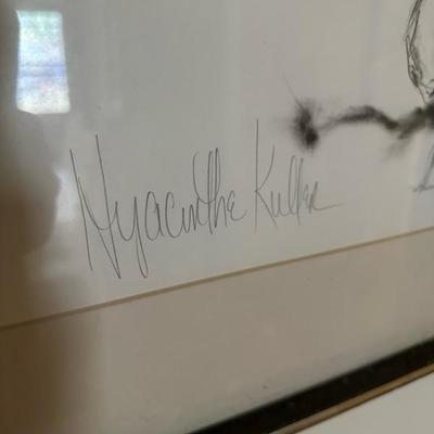 Where The Child Wandered Alone By Hyacinthe Kuller Baron, Signed and Numbered Lithograph 
