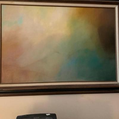 Abstract, Oil On Canvas (original)
