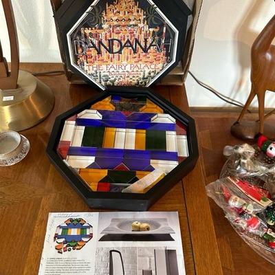 Dandanah Modernist Glass Bulding Block Set "The Fairy Palace" Handcrafted by The Vitra Design Museum in Germany
