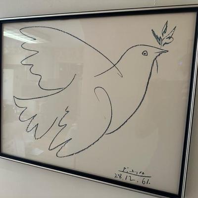 Dove Of Peace By Pablo Picasso, Lithograph