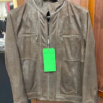 Hs5008 roundtree yorke premium leather jacket coat (1)