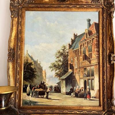 Lots of attractive and decorative oil paintings