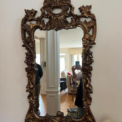 large Rococo style mirror