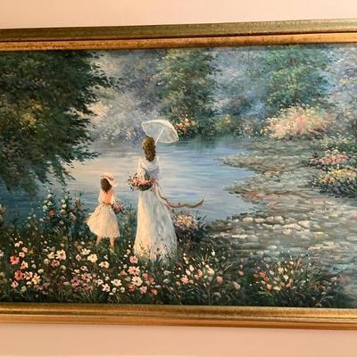Lots of attractive and decorative oil paintings