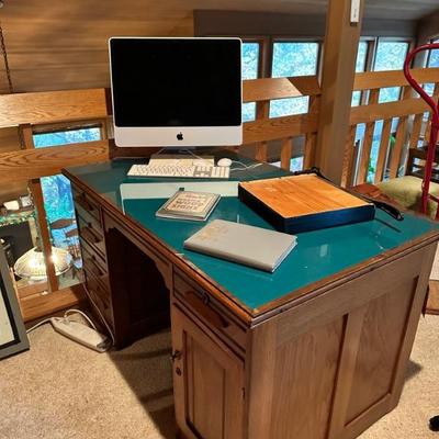 2  sided desk , his and hers