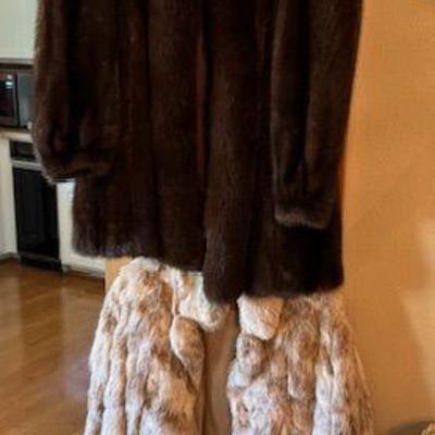 Mink and lynx furs