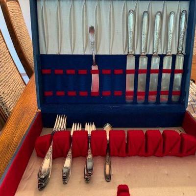 1847 Rogers Bros. flatware in the Ambassador pattern