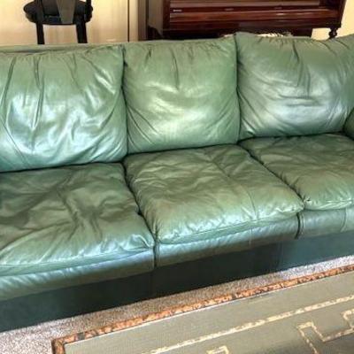 Leather sofa