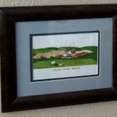 "Playing it as it lies" Robert Marble offset print