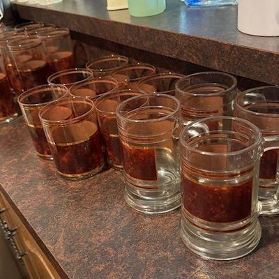 MCM Culver Tortoise glassware