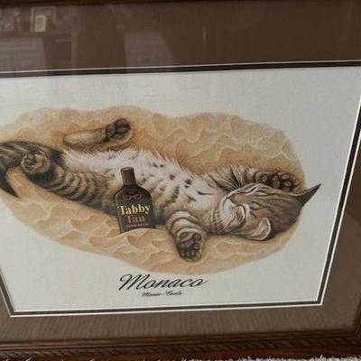 Tabby cat print