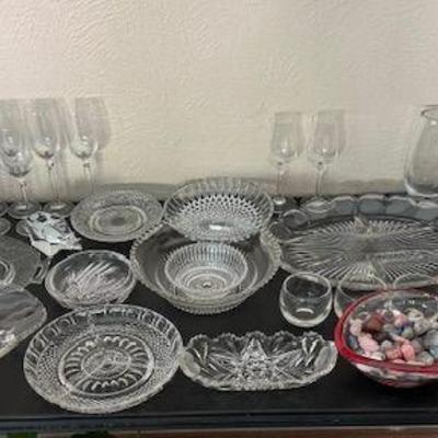 Collectible glass, including Candlewick and Heisey