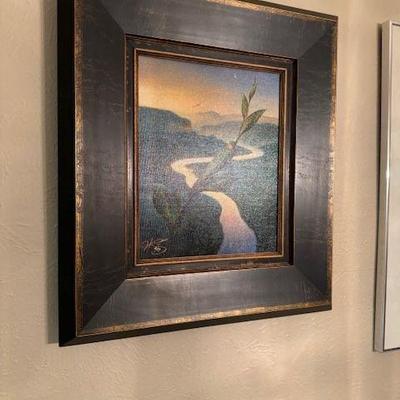 Russian surrealist Vladimir Kush, limited edition giclee print on canvas