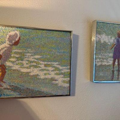 Henry Benson, artist - original works created on base of small marble chips