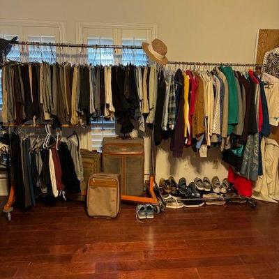 Women's clothing and shoes, Hartmann and Tumi luggage