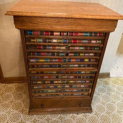 RARE spool cabinet