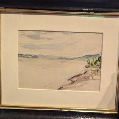 Harlan Hubbard, original Watercolor