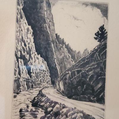 Lyman Byxbe Artwork Thompson Canyon 

