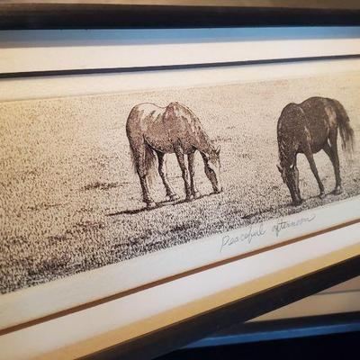 Peaceful Afternoon by Hiroto Norikane of wild draft horses 