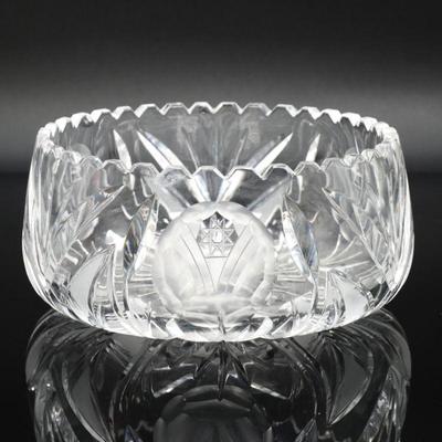 Ornate Pressed Glass Bowl