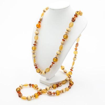 Long Beaded Necklace