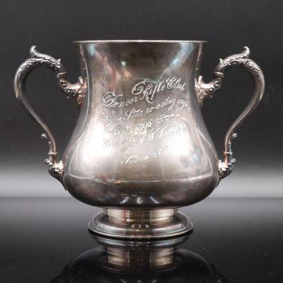 1896 Silver City Plate Co. Quadruple Plate Trophy Cup