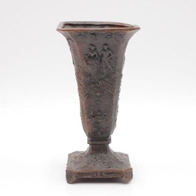 Weidlich Brothers Mfg. Co. Repousse Metal Vase