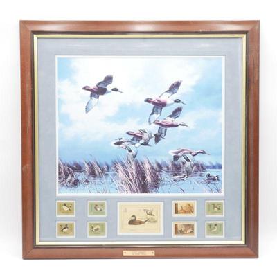 "Late Comers" by David Maass Framed Duck Stamps & Print