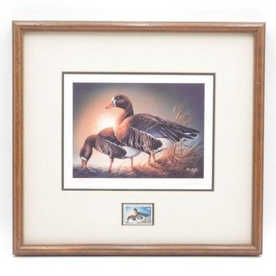 1985 Minnesota Duck Stamp & Print by Terry Redlin