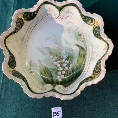 RS Prussia Lily of the Valley Bowl