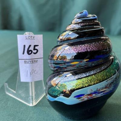 Artist Signed Paperweight