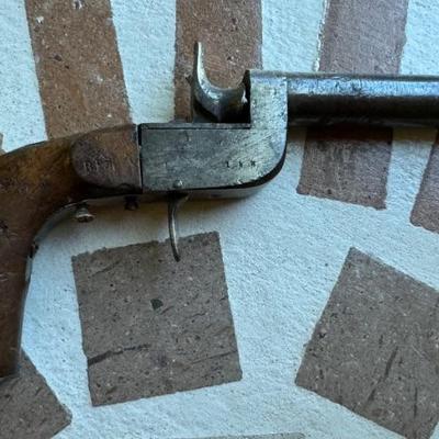 French Single Shot Pistol Relic 