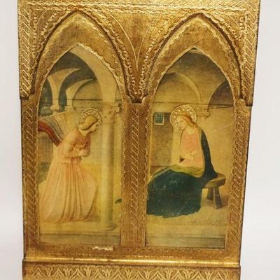 Sale Photo Thumbnail #7: 1007	GILT WOOD ICON, APPROXIMATELY 12 IN X 16 IN
